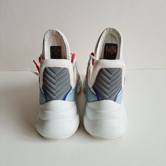 Louis Vuitton Women's Multicolor Light Blue LV Archlight Sneakers Size 36 / 6 - Picture 5 of 16
